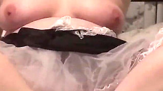Sexy French Maid Playing with Myself