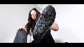 Showing off my socks - Cute ankle socks!
