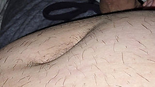 Step rubbing step son thin balls before anything else