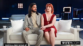 WIFEY Married MILF Queen Mirage Takes A Huge BBC While Hubby Cheers On