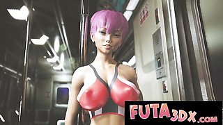 Blowjob sex with perfect sweetheart from Futa3DX