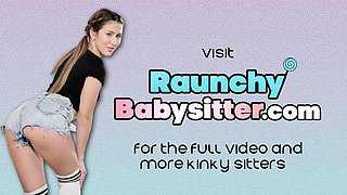 21yo blonde babysitter gets cuntrammed