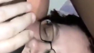 BBC Facefucking Pounding My Pussy with Big Dildo Squirting Orgasms