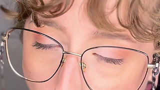 Sad Silly Sex Therapist Teaches You How to Cum in Her Mouth