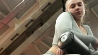 Crazy fucking in the gym