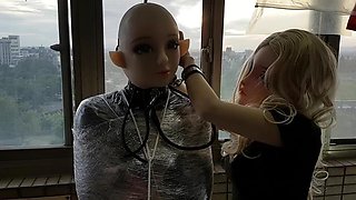 Another day for a rubber doll: Hardcore, Masturbation  Fetish Porn
