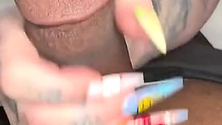 Livie Blainn Milks Cory Strokes While Reading