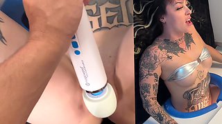 Tatted College Babe Millie Millz & Teddy Tarantino Female Glory Hole