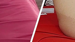 Mom with Hairy Pussy Masturbates with Moans
