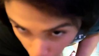 Hot Brunette Girlfriend POV Blowjob