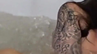 Big Titty Brooke Lyn Rose Plays with a Big Black Man in the Jacuzzi