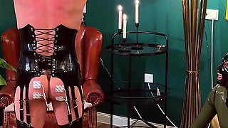 Private Femdom Session - Training for the Rubberslave Part 2