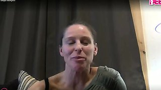 Big boobs webcam slut toys her asshole