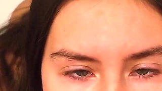 Submissive Deepthroat in Shower