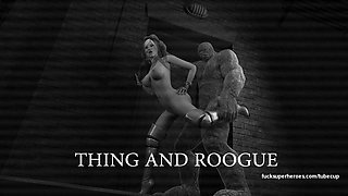 Rogue and the fantasic 4 Rock Thing