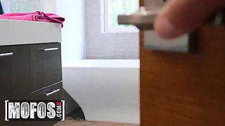 Horny sister in law small Arietta Adams gets exactly what she wants, her stepbrother's Big Dick - mofos