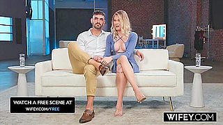 Tiny Hotwife Sammm Next Door Holds Hubbys Hand While She Devours Monster Bbc