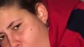 Step-sister, 18, Takes a Big Load of Cum in Her Mouth