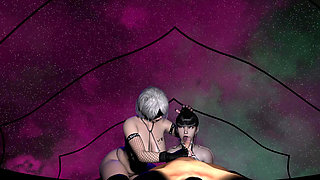 POV - Stellar Blade's Eve & Nier Automata's 2b - JAV Mocapped Sex Scene - Experimental Scene