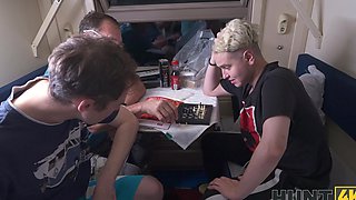 Redhead teen Mia Murkovski rides huge cock in pov style