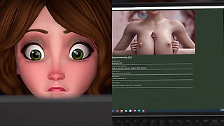 Animation sex with A milf sexy laday in her home 🏠