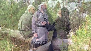 Yennefer  Geralt are up in the woods  Witcher cosplay like youve never seen it before
