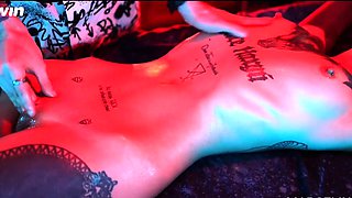 Marseline's very first rubdown lesson finished in getting