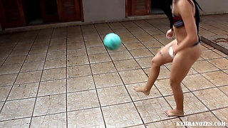 Playing Soccer with Your Testicles