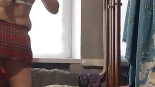 Schoolgirl in School Uniform Fucks Her Teacher for Passing an Exam
