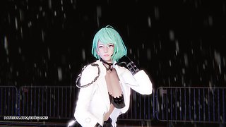 Le Sserafim - Antifragile Tamaki Sexy Striptease Dance Doa Uncensored Hentai