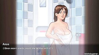 Summertime Saga Hot Milf Sex In Shower