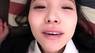 Wakaba Onoue nice Asian teen in erotic group sex action