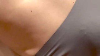 MILF Says to Her Stepson: No No No... Only Jerk off! Beacause You Can Make Me Pregnant These Days!