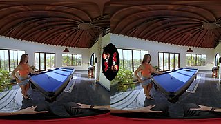 Topless Pool Persuasion - VRLatina