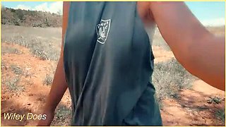 Hot Wife Flashes Side Boob on Public Beach - Amateur MILF Dare