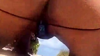 Busty Czech amateur fucks outdoor in public