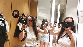 Hot mom Amateur_Ms tries on sexy outfits, showing off her ample breasts and big nipples