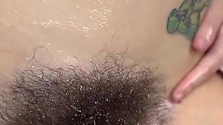 Microbikini Oily Hairy Footjob