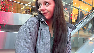 Serenity Cox and Nadia Foxx Go Shopping with Vibes in! Lingerie Try-ons, Public Orgasms