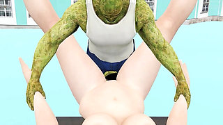 Zombie Monster hardcore Fucking with big dick
