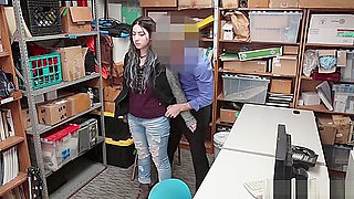 Stealing stepdaughter teen 18+ got punished for shoplifting