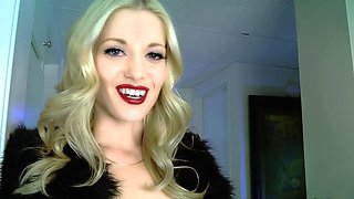 Big Boobed Blonde Masturbates With A Dildo In The Bathroom