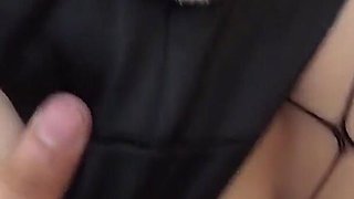 Busty Japanese Gets Her Bush Screwed and Creampied After Hot 69