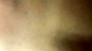 Shaved pussy amateur teen fucks huge dick pov