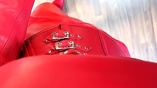 Femdom handjob machine anal post orgasm