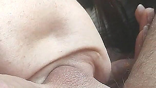 Step Sister Sucks Balls Until Sperm Comes Out of the Penis