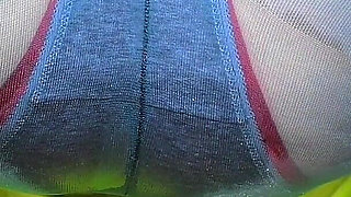 Elf Raven: Wetting with Pantyhose and 3 Pairs of Panties