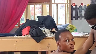 Skinny Chick Gobbles My Cock in the Office