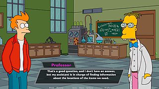 Lustfield anime porn game parody featuring Marge Simpson and some steamy action