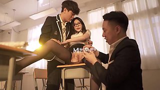 Chinese Teacher Threesome